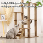 Rascador Multinivel Gris Safepet