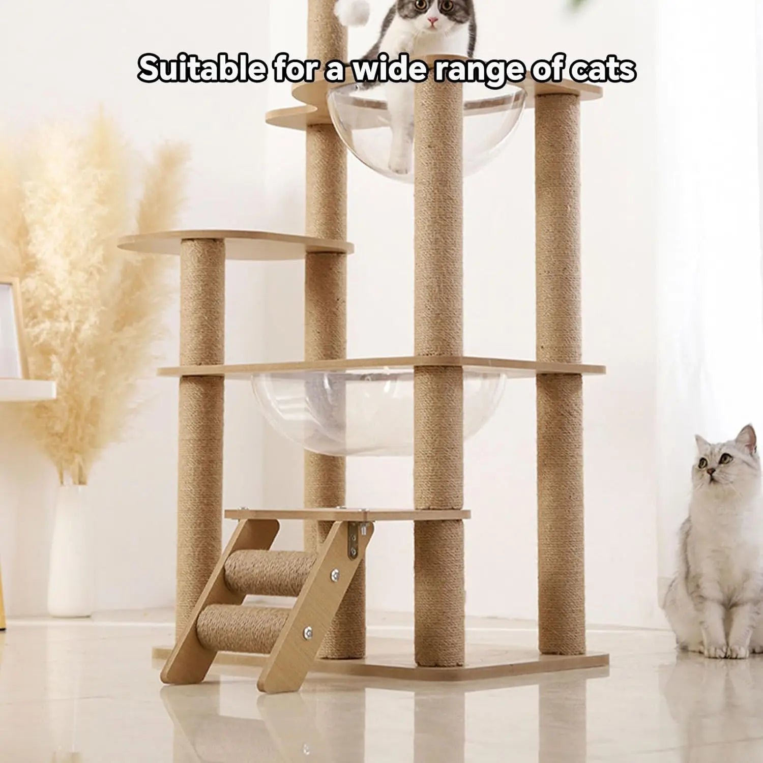 Rascador Multinivel Gris Safepet