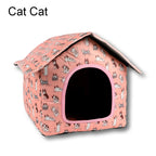 Maison Imperméable Pliable pour Chat